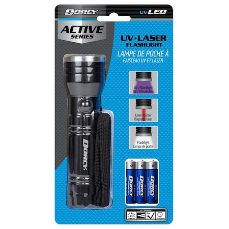 Dorcy Dorcy Active Series 35 lm Black LED Cell Flashlight AAA Battery 41-4026